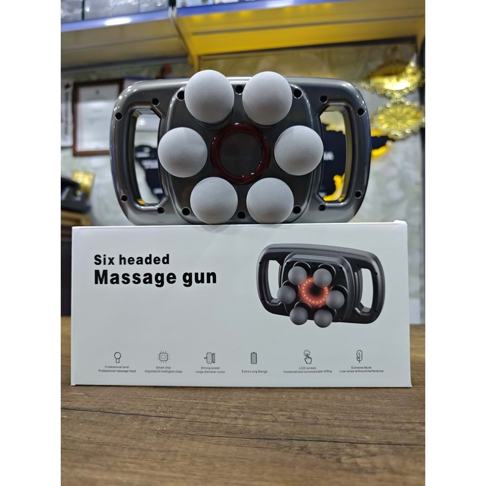 6 BAŞLIKLI 9 KADEMELİ MASAJ ALETİ