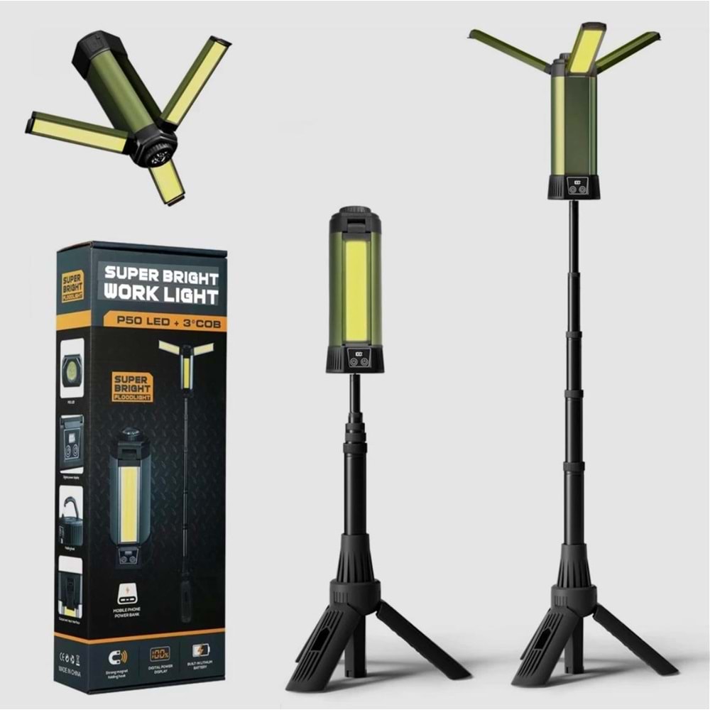 LTW09 TEK AYAKLI KAMP IŞIĞI P50+COB