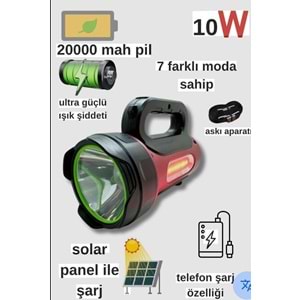 T93 10W SOLARLI PROJEKTÖR