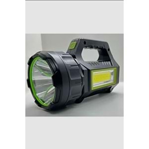 T95 30W Uzun Menzilli Solar Panelli Powerbank Usb Çıkış S.o.s Lu Ultra Güçlü Ledli Şarjlı Feneri