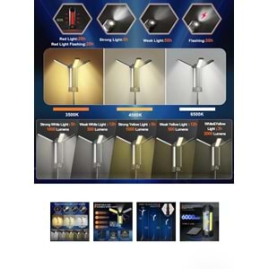 LTW09 TEK AYAKLI KAMP IŞIĞI P50+COB