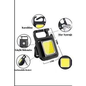 Mini LED Indüksiyon Far USB Şarjlı Far El Feneri Dahili Pil Baş Feneri Açık Kamp Balıkçılık Fener
