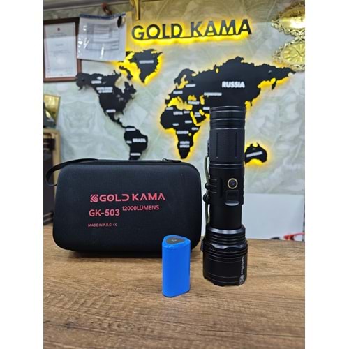 GK-503 12000 LÜMENS EL FENERİ