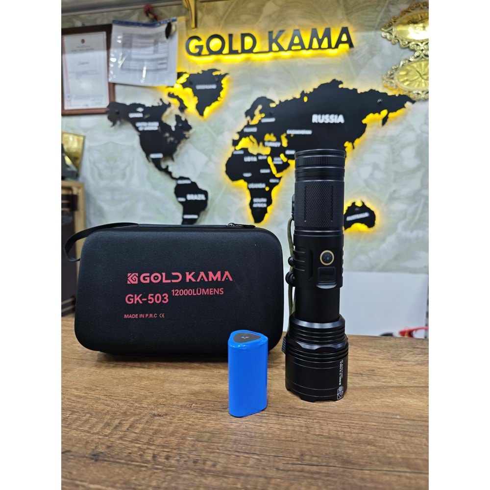 GK-503 12000 LÜMENS EL FENERİ