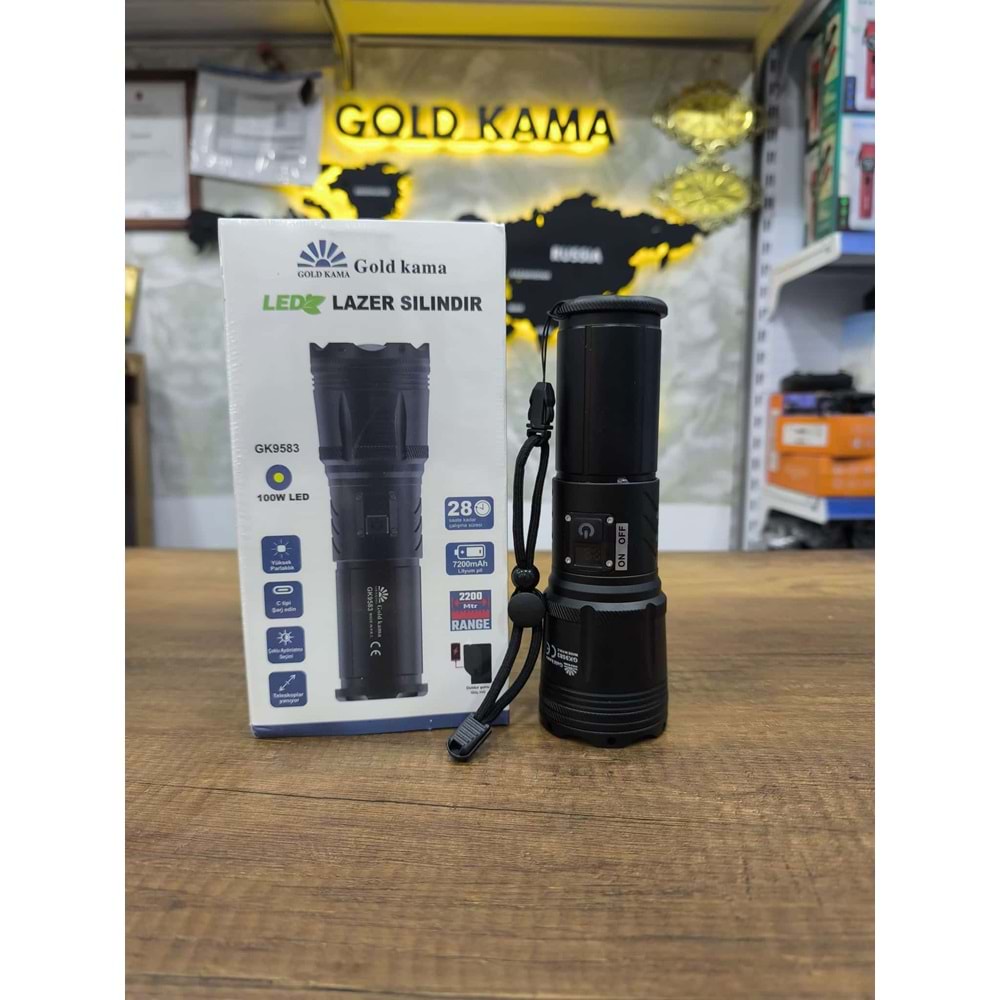 9583 100W LEDLİ EL FENERİ